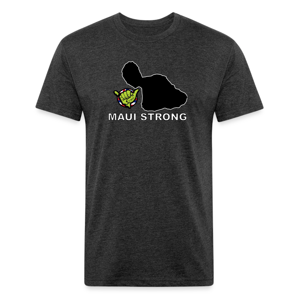 Maui Strong by Pono Hawaiian Grill Men's Tshirt - heather black