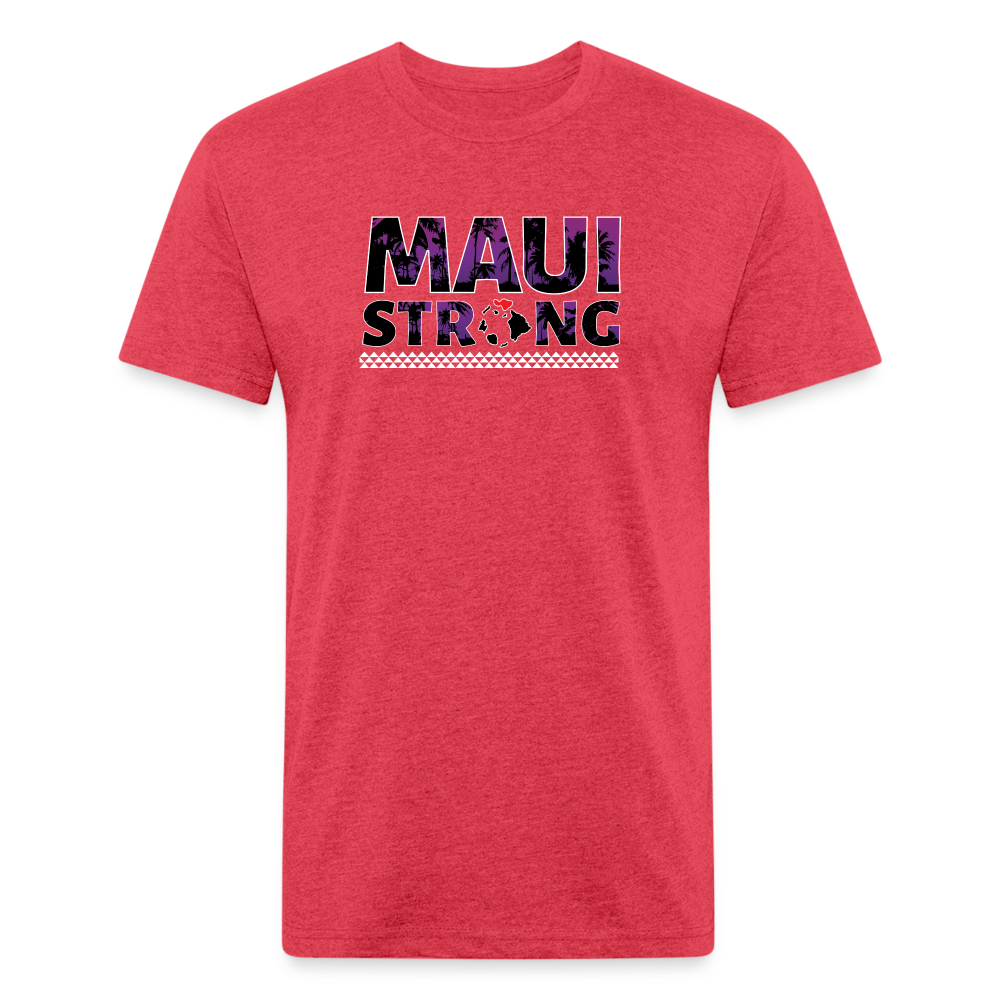 BT Maui Strong Tee - heather red
