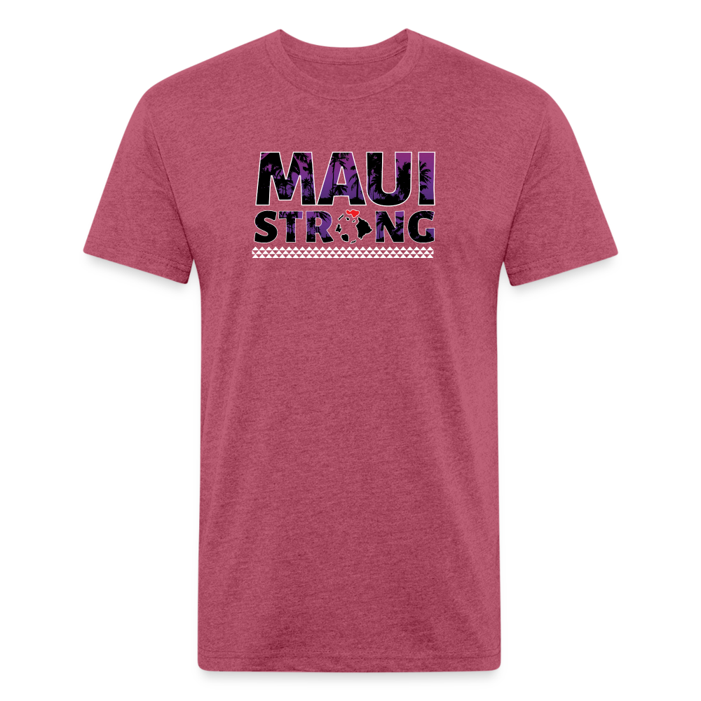 BT Maui Strong Tee - heather burgundy