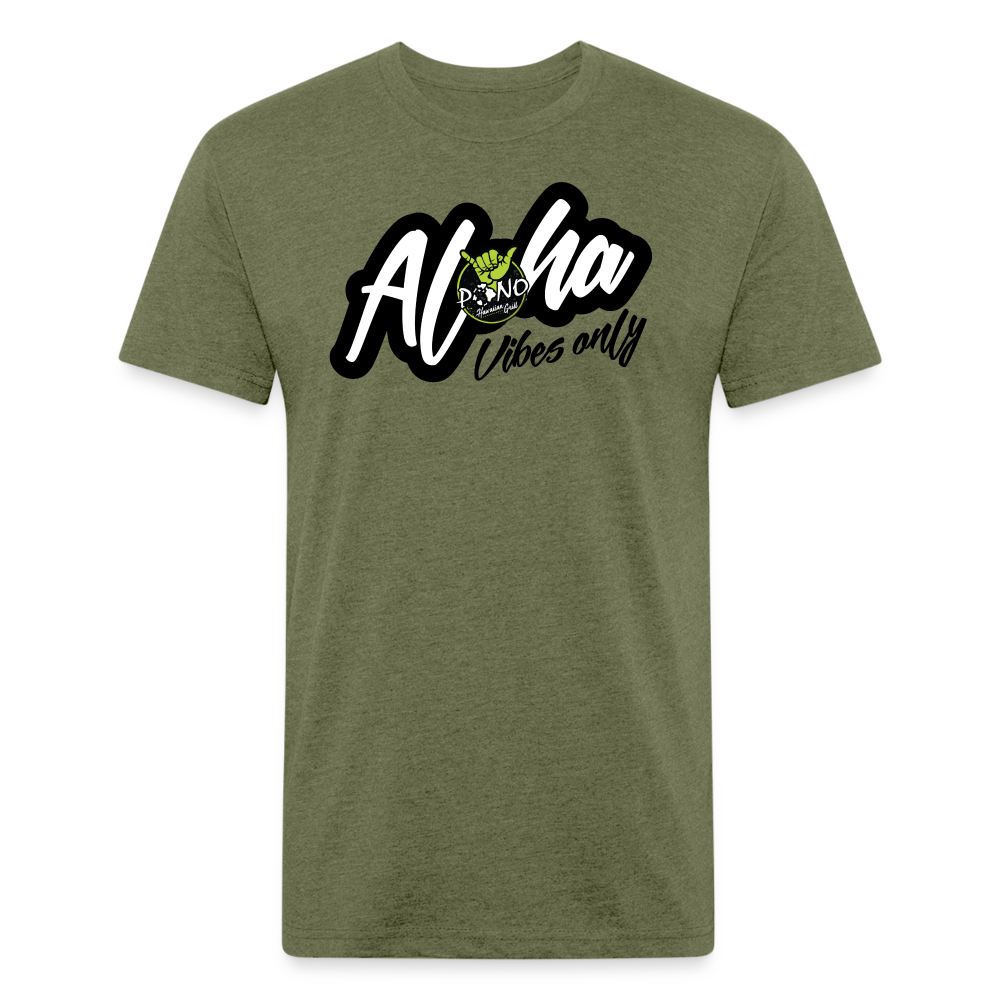 Aloha Vibes Only SC - heather military green