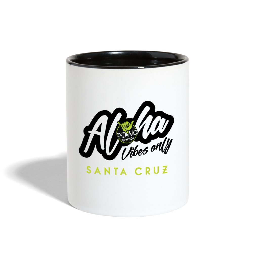 Aloha Vibes Coffee Mug - white/black