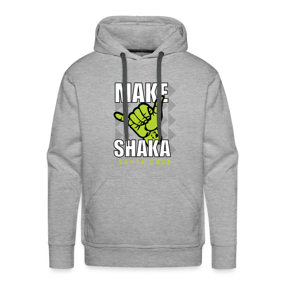 Make Shaka Men's Hoodie SC - heather grey