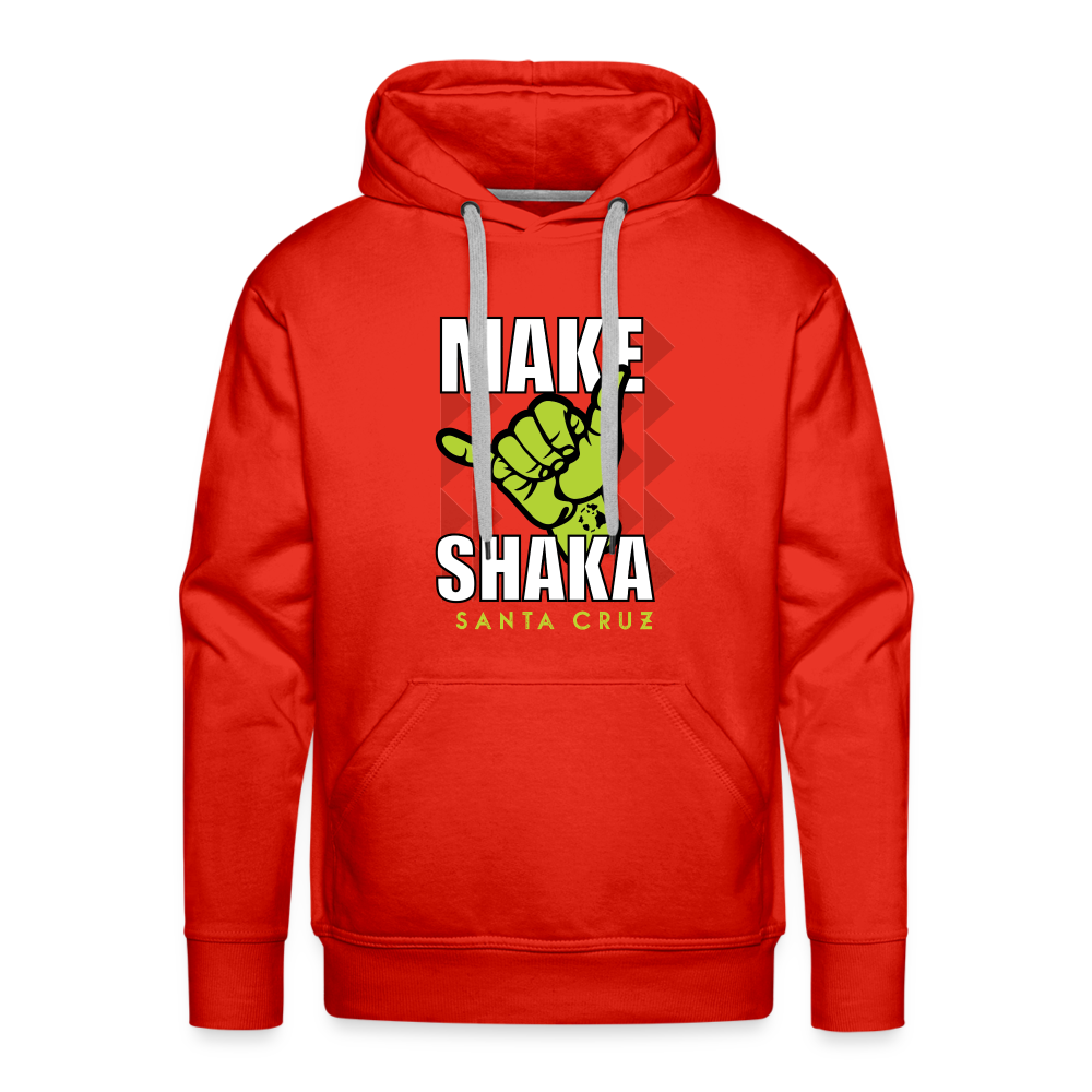 Make Shaka Men's Hoodie SC - red