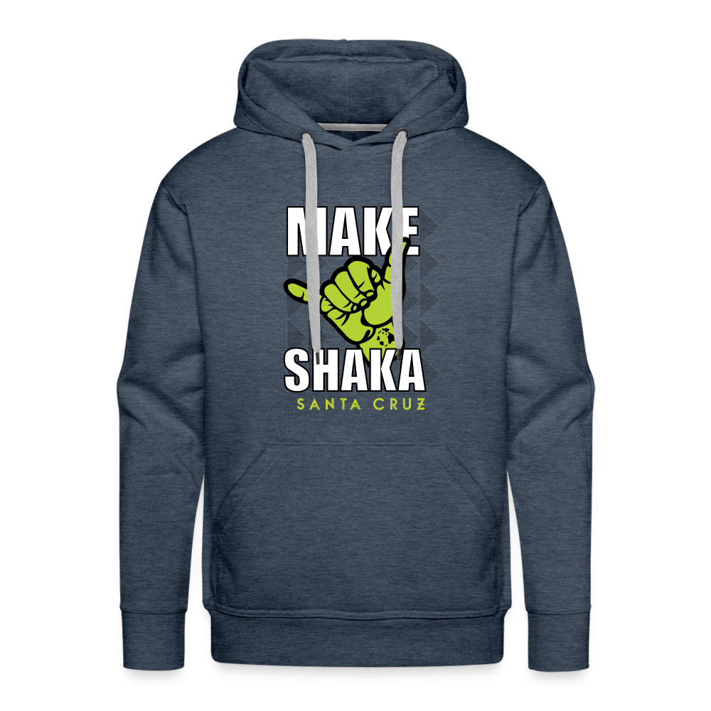 Make Shaka Men's Hoodie SC - heather denim