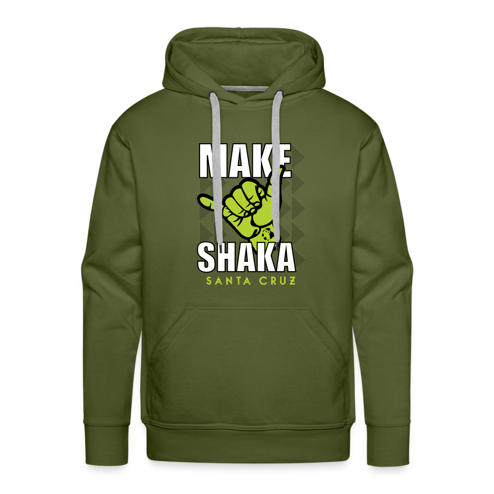 Make Shaka Men's Hoodie SC - olive green