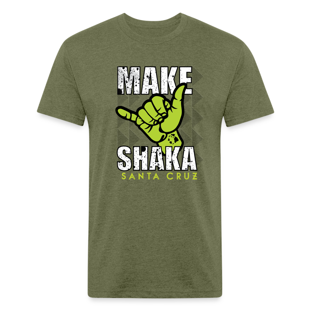 Make Shaka SC Tee - heather military green