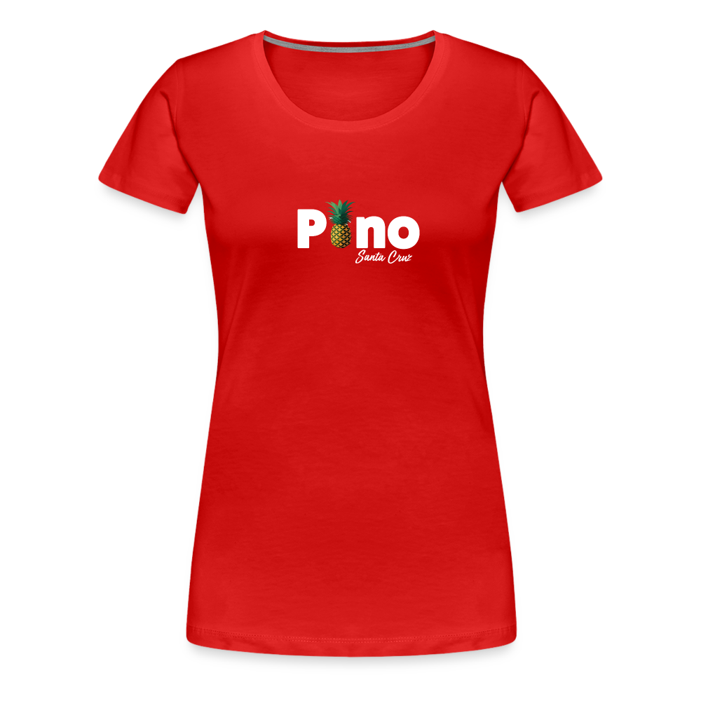 Pono Pineapple - Women’s Premium T-Shirt - red