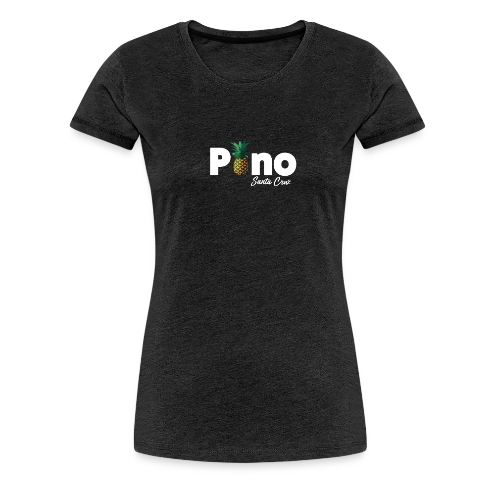 Pono Pineapple - Women’s Premium T-Shirt - charcoal grey