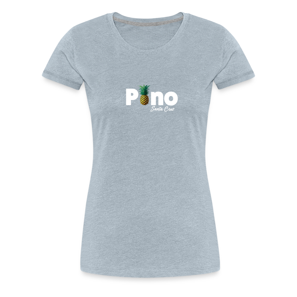 Pono Pineapple - Women’s Premium T-Shirt - heather ice blue