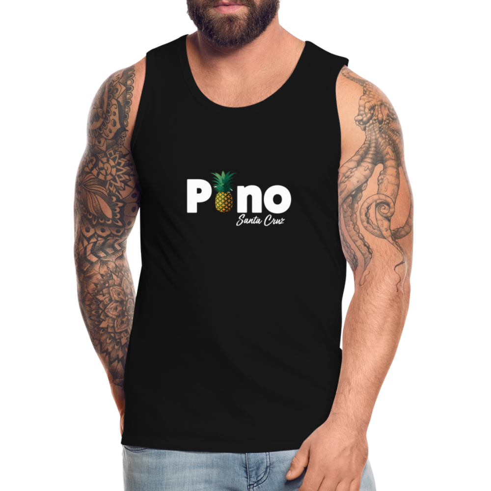 Pono Pineapple Tank Top - black