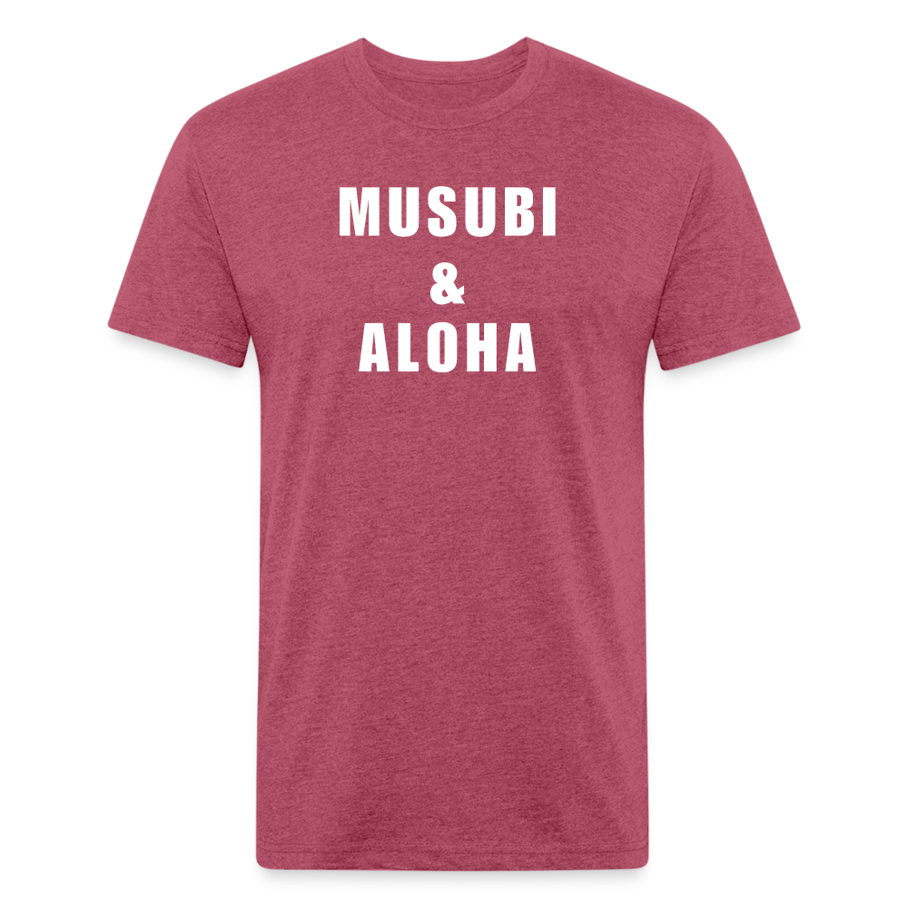 Musubi & Aloha - heather burgundy