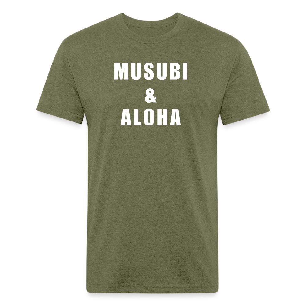 Musubi & Aloha - heather military green
