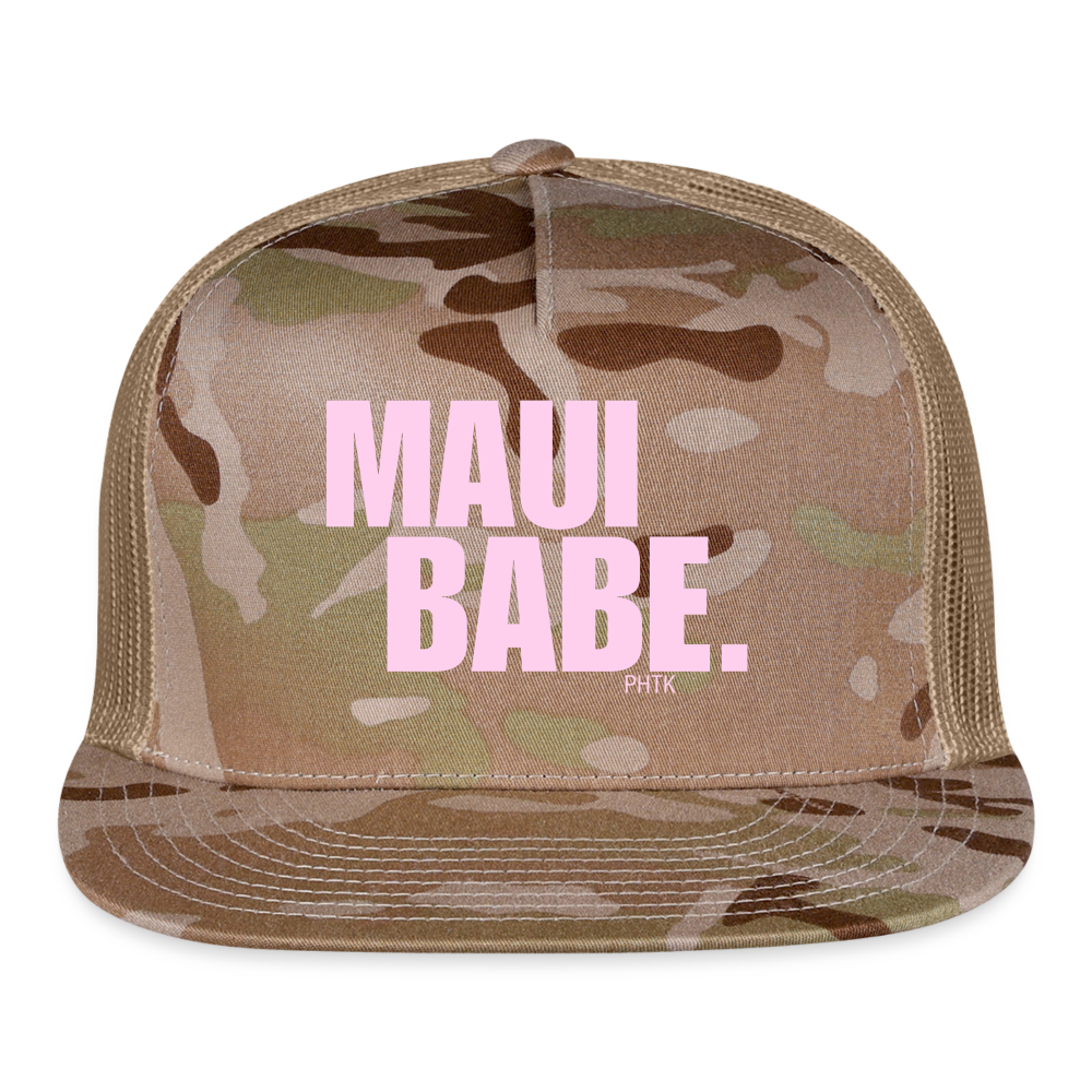 Maui Babe Trucker Cap - MultiCam\tan