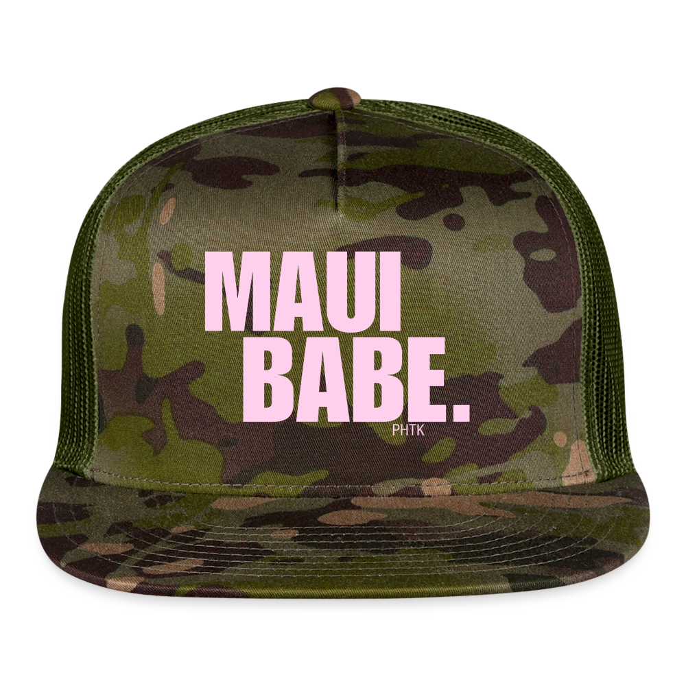 Maui Babe Trucker Cap - MultiCam\green
