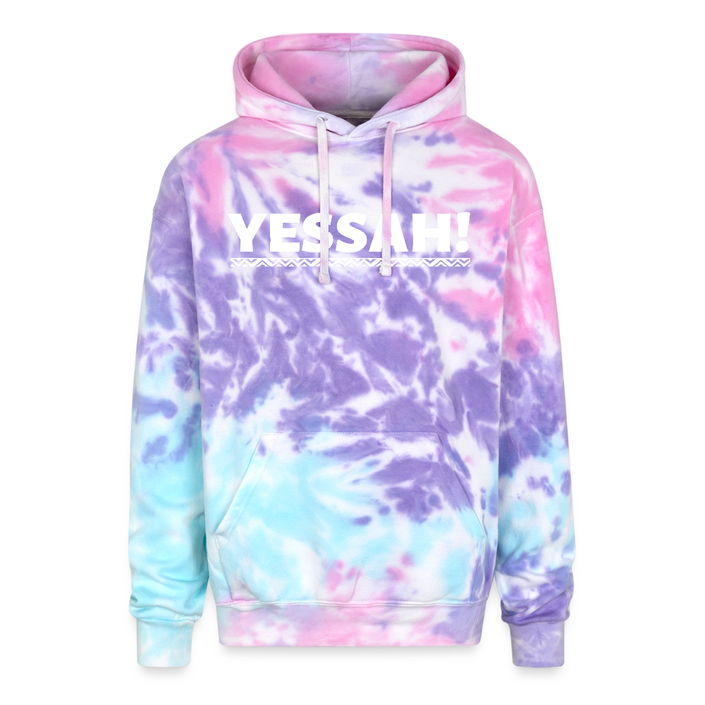 YESSAH TIED EYE HOODIE - cotton candy