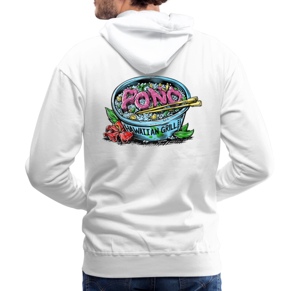Da Poke Bowl Hoodie - by Shaun Logan - white