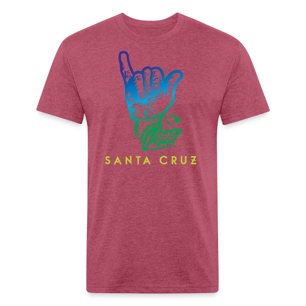 BT's Own - Pono Shaka SC Tee - heather burgundy