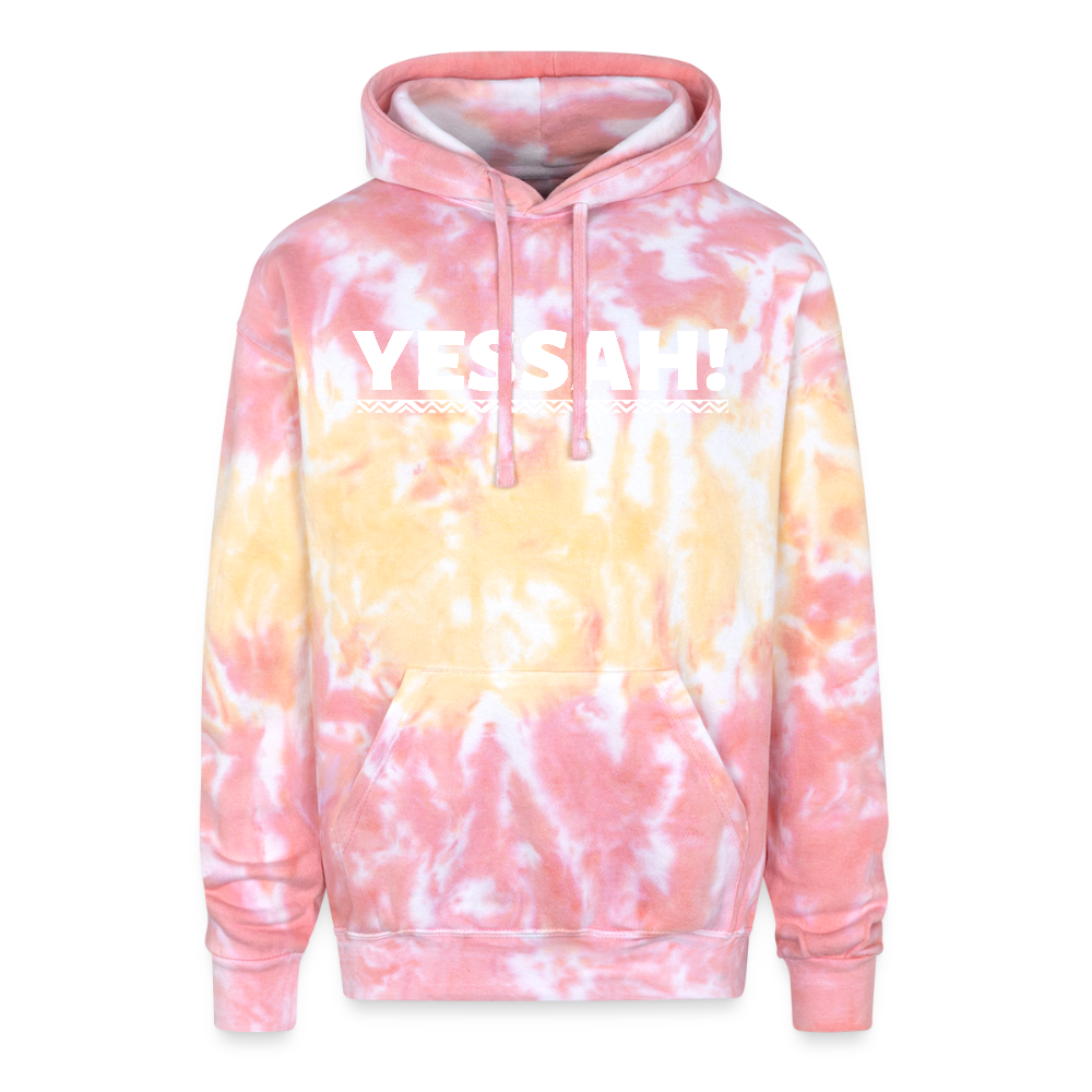 YESSAH TIED EYE HOODIE - funnel cake