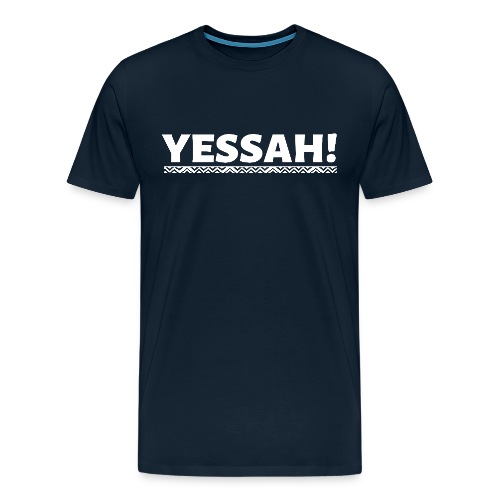 YESSAH TEE - deep navy