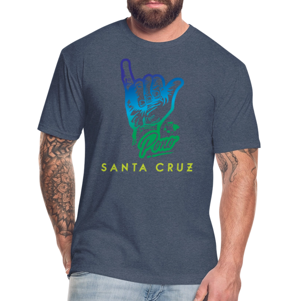 BT's Own - Pono Shaka SC Tee - heather navy