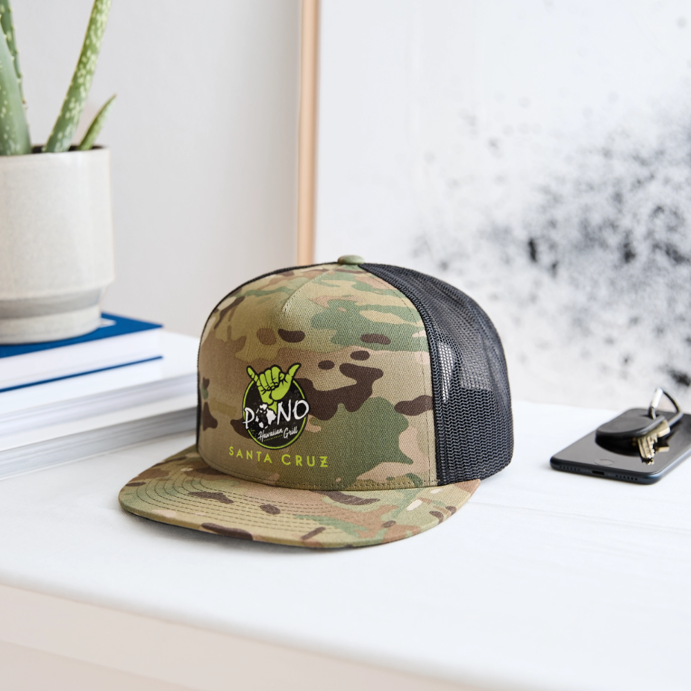 Pono Hawaiian Grill Shop Hat - MultiCam\black