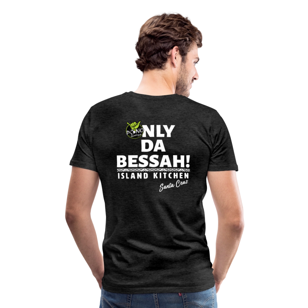 YESSAH TEE - charcoal grey
