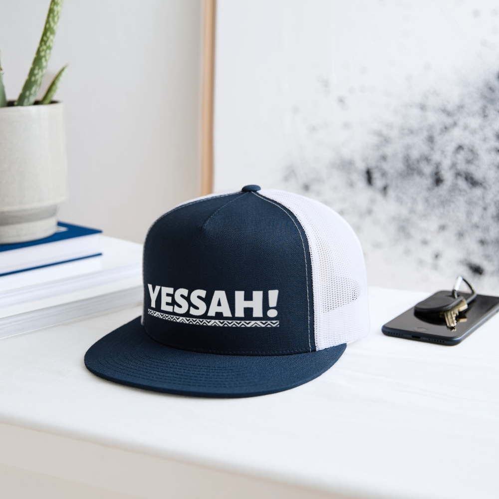 PONO - YESSAH HAT - navy/white