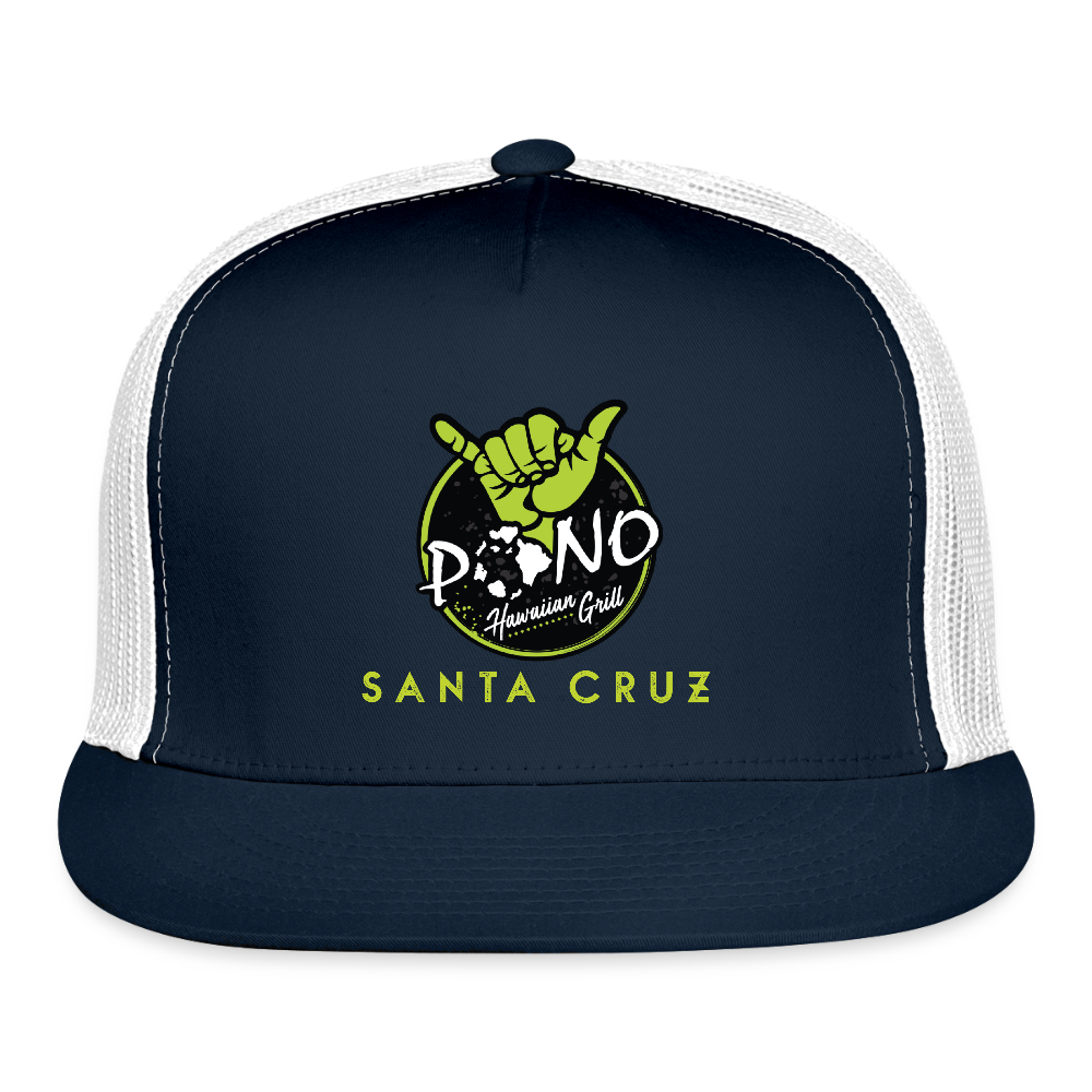 Pono Hawaiian Grill Shop Hat - navy/white
