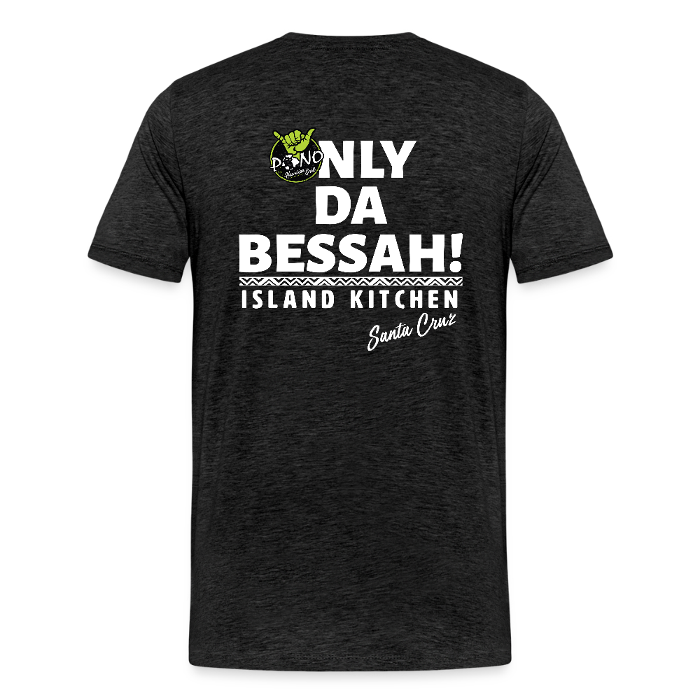 YESSAH TEE - charcoal grey