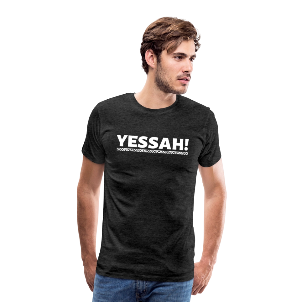YESSAH TEE - charcoal grey