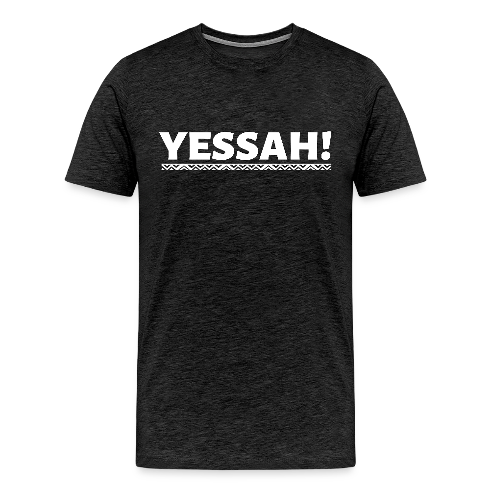 YESSAH TEE - charcoal grey