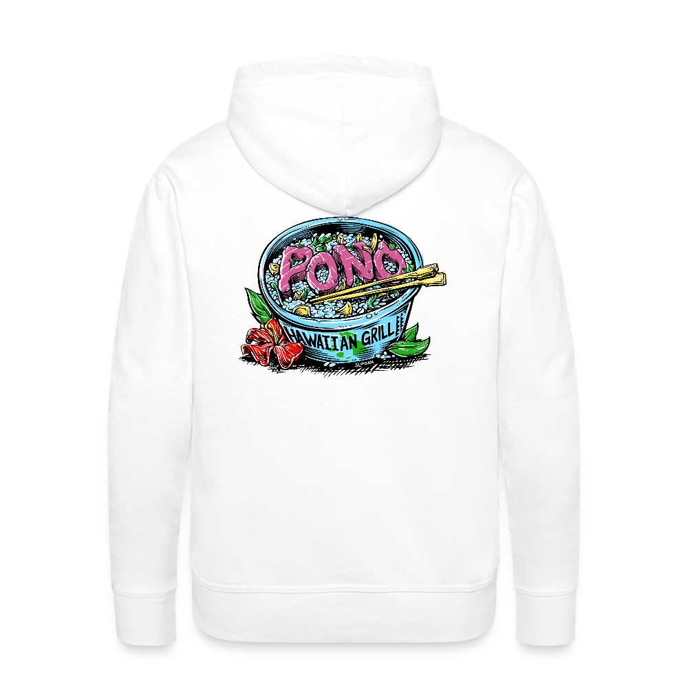 Da Poke Bowl Hoodie - by Shaun Logan - white