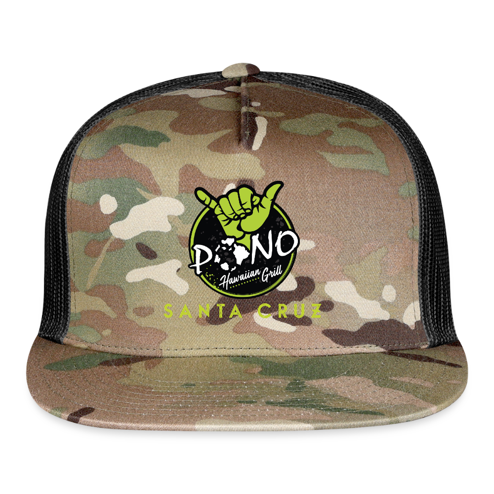 Pono Hawaiian Grill Shop Hat - MultiCam\black