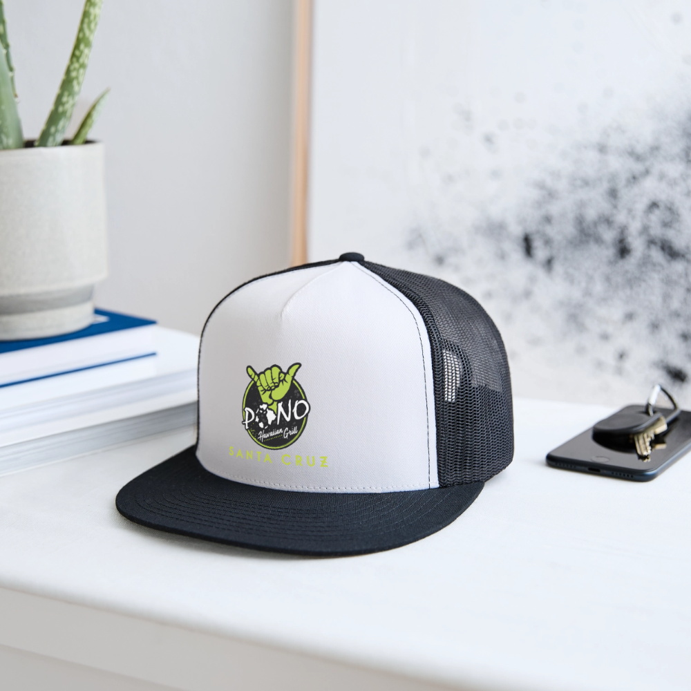 Pono Hawaiian Grill Shop Hat - white/black