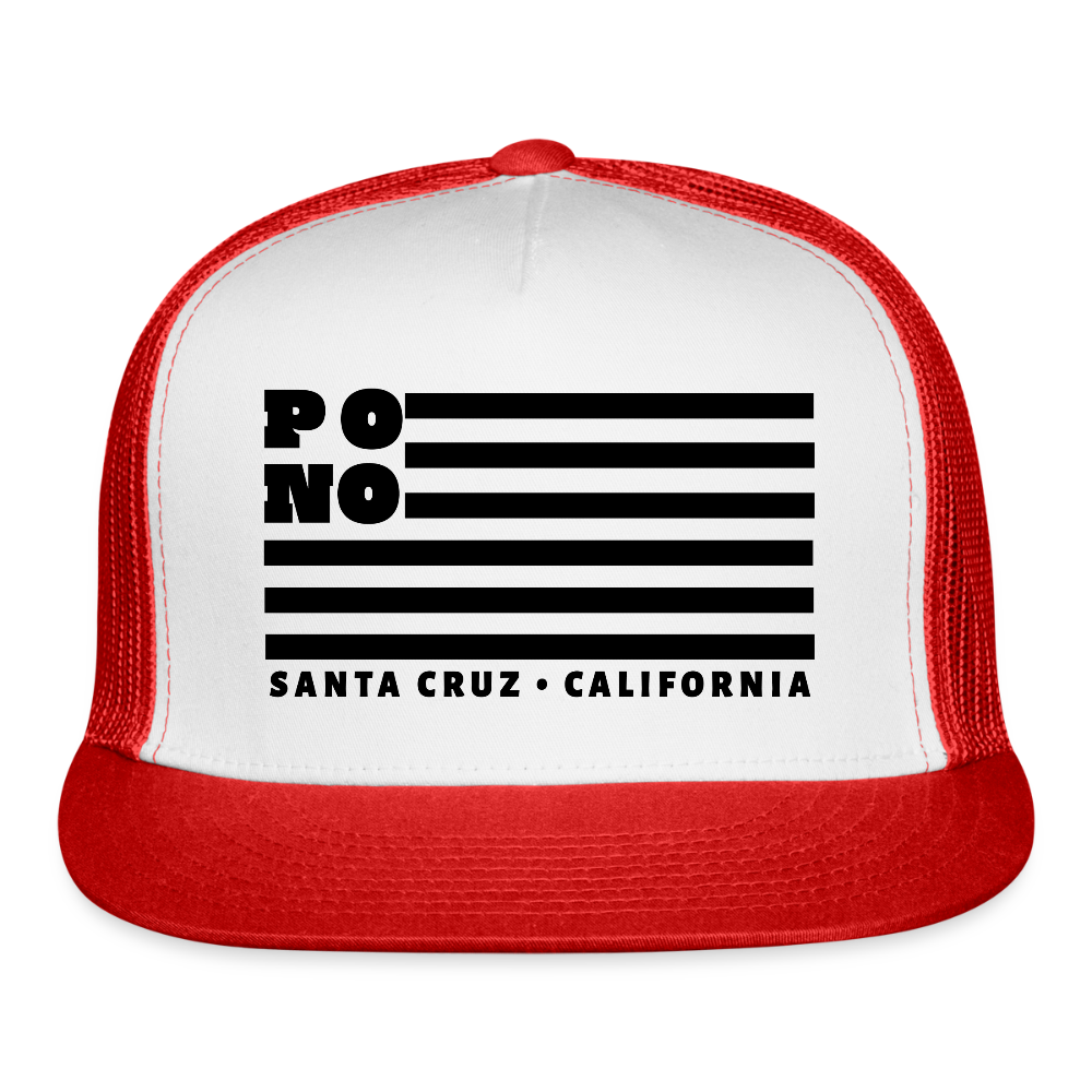 PONO USA - white/red