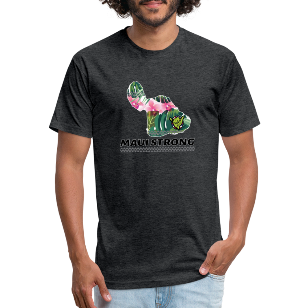 Maui Nui Strong Tee - heather black