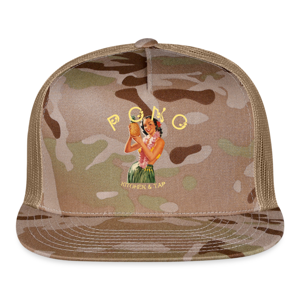 Hula Trucker Cap - MultiCam\tan