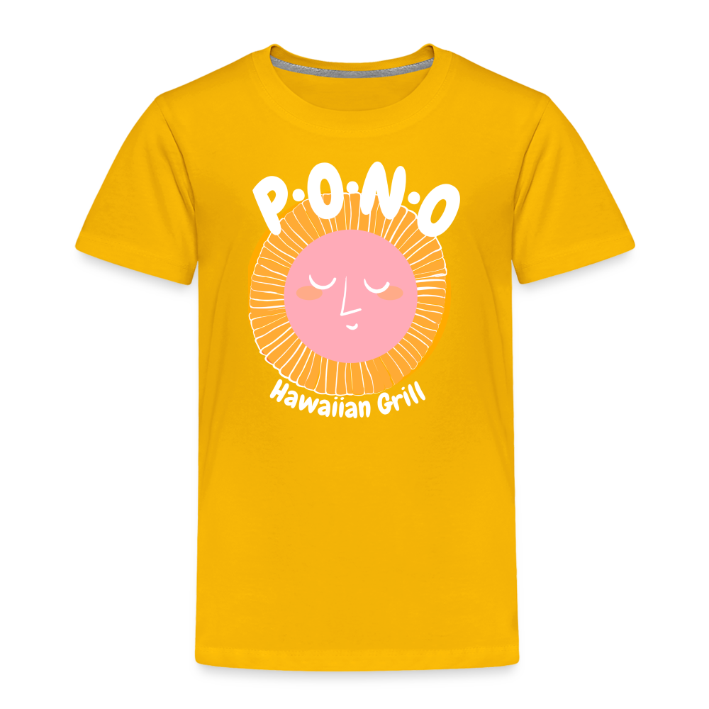 Toddler POG Tee - sun yellow