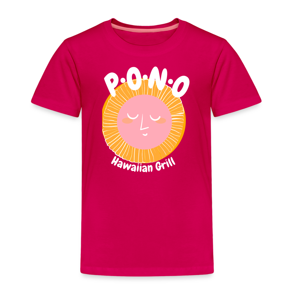 Toddler POG Tee - dark pink