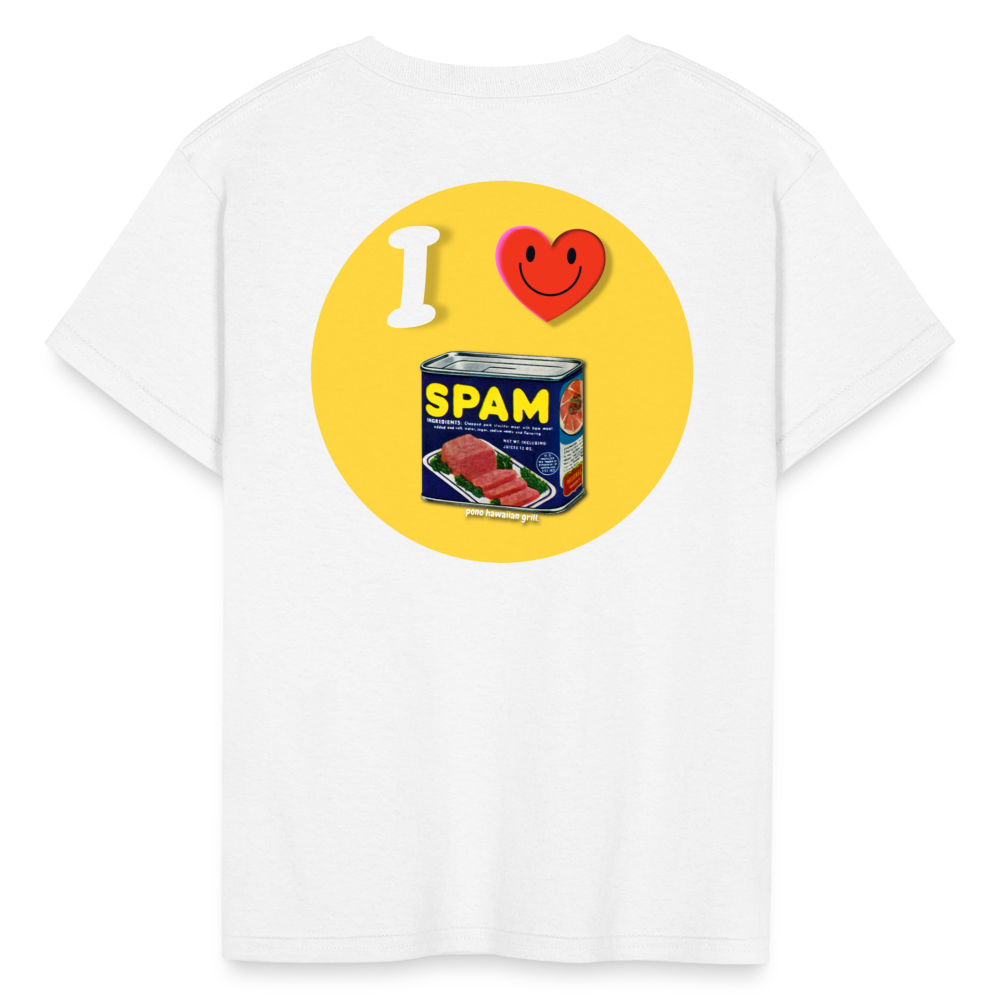 Kids' I ❤️ SPAM T-Shirt - white