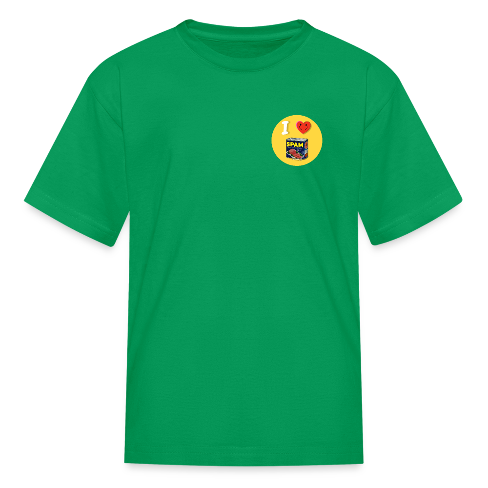 Kids' I ❤️ SPAM T-Shirt - kelly green