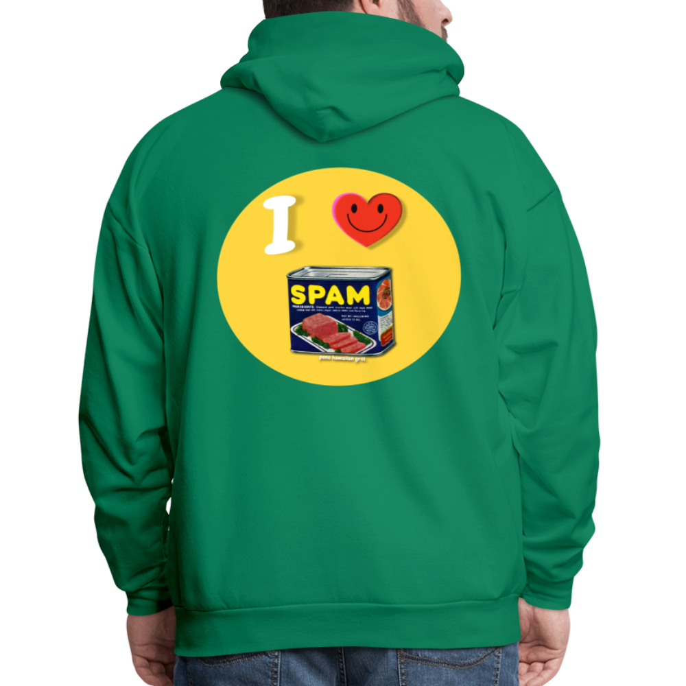 I ❤️ SPAM Hoodie - kelly green