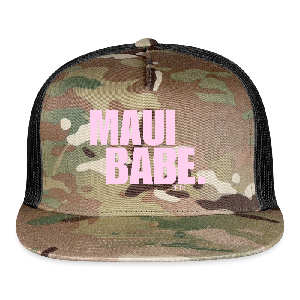 Maui Babe Trucker Cap - MultiCam\black