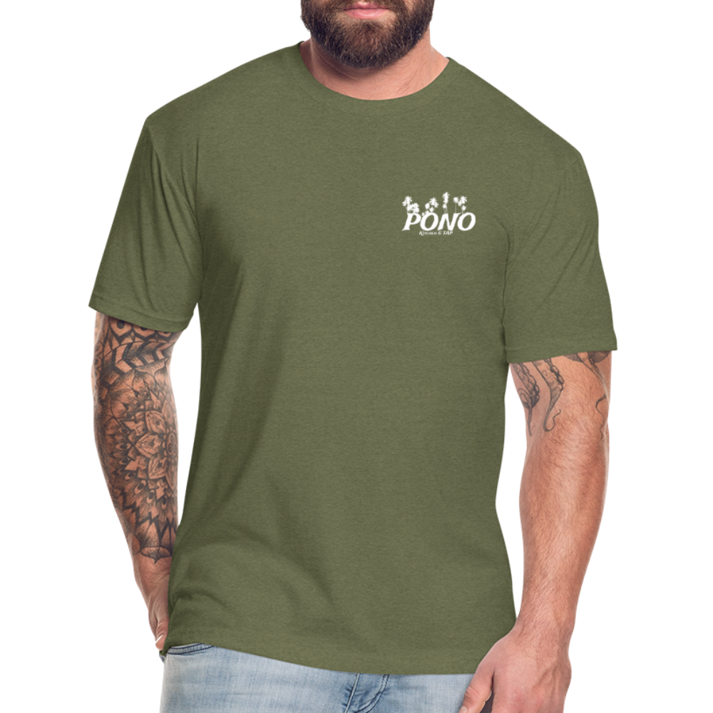 La Playa Pono T-Shirt - heather military green