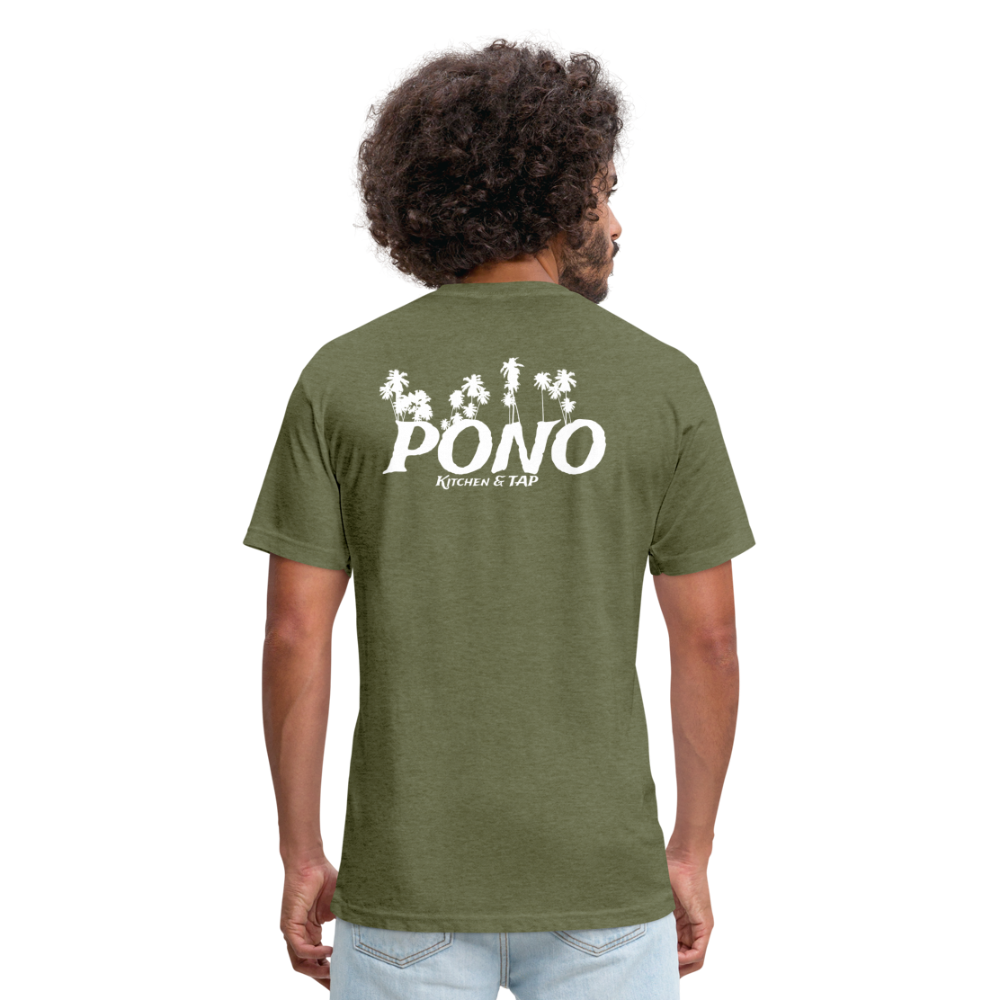 La Playa Pono T-Shirt - heather military green