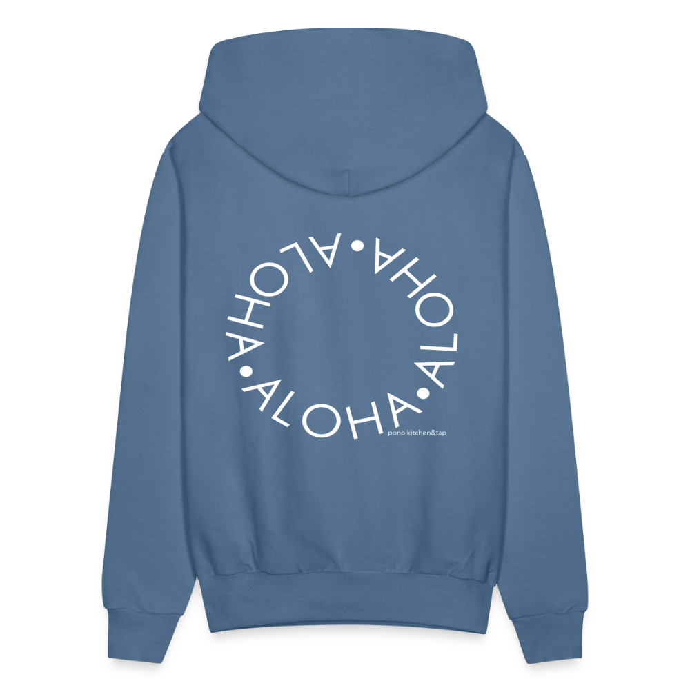 What goes around comes around Hoodie - denim blue