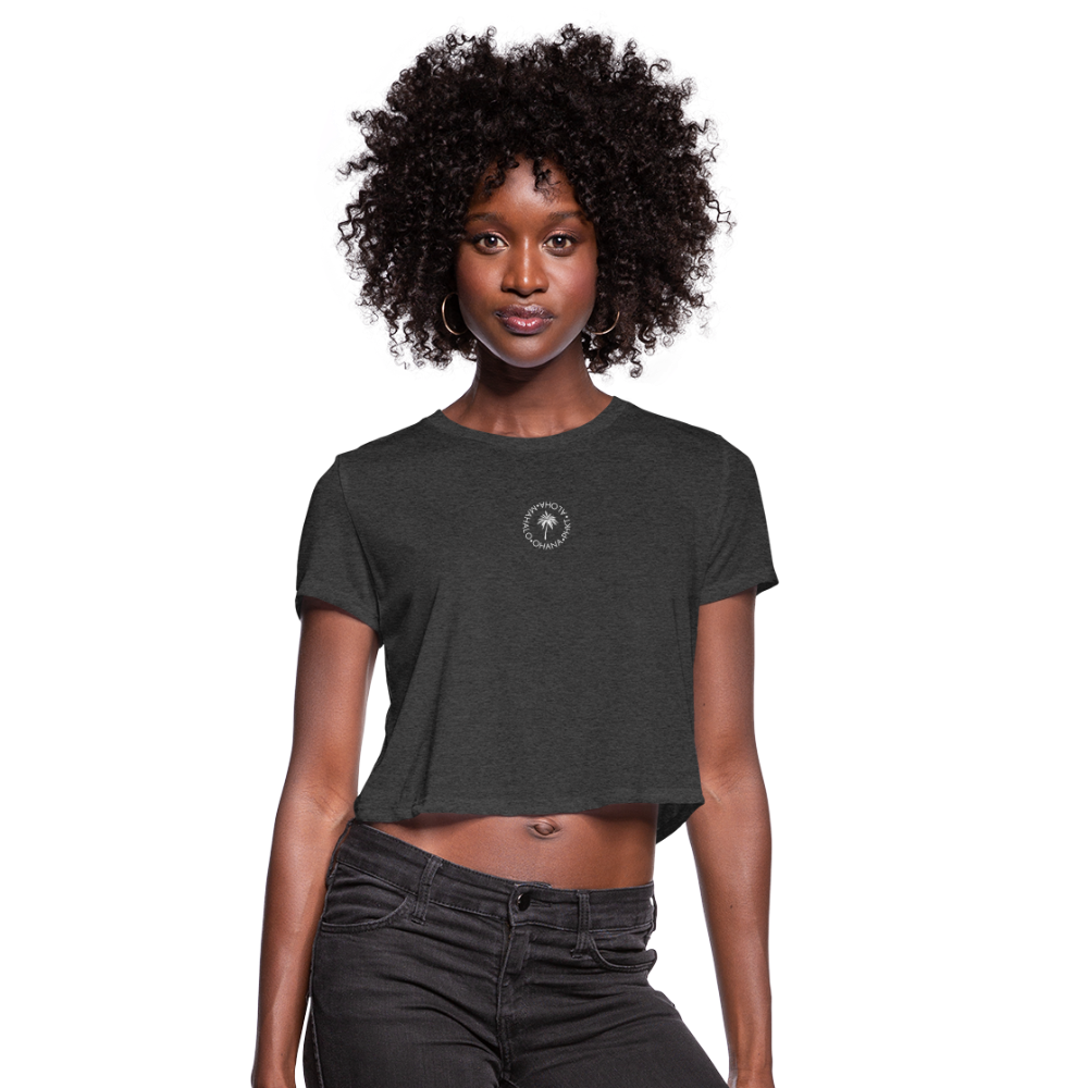 Women's PHKT Cropped T-Shirt - deep heather