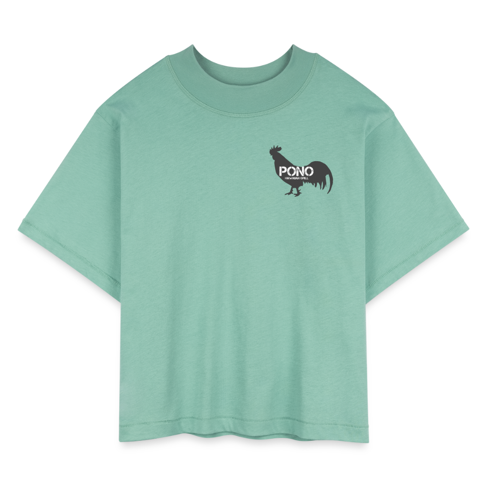 Rooster Ladies Tee - saltwater