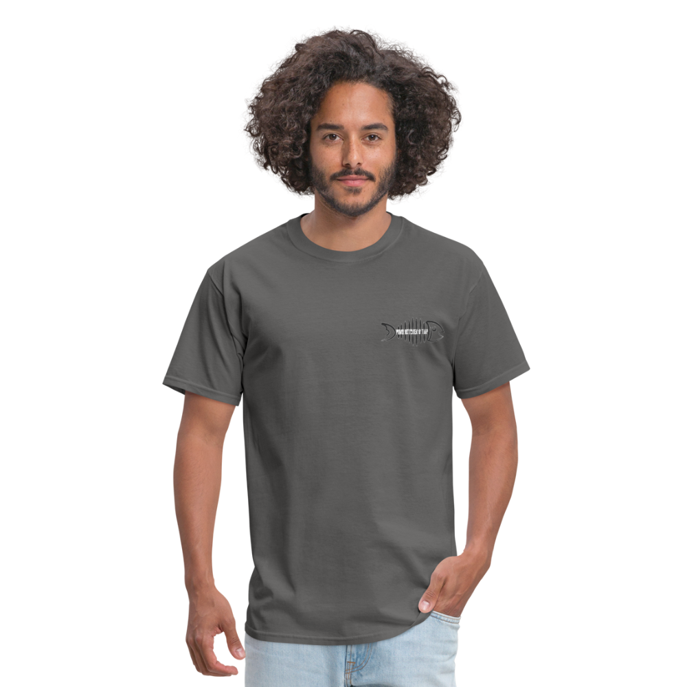 Big Beach Blonde  Classic T-Shirt - charcoal