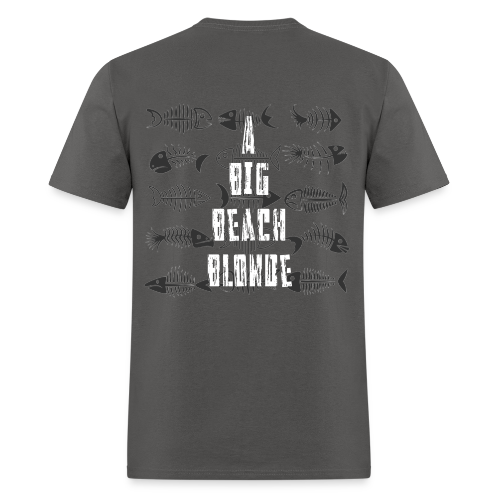 Big Beach Blonde  Classic T-Shirt - charcoal